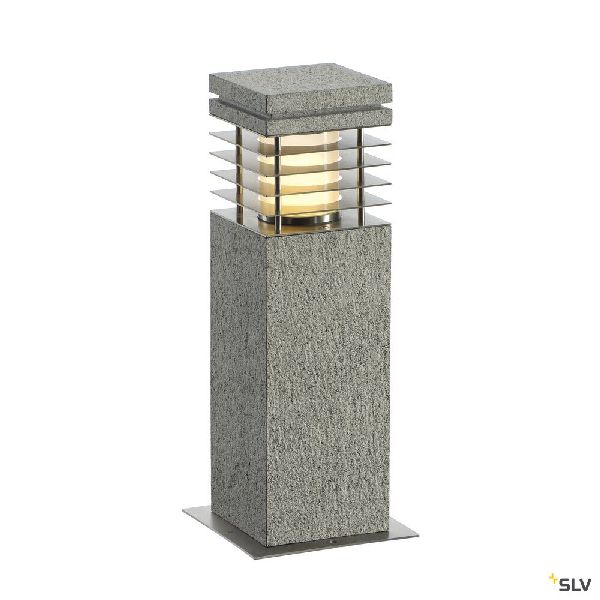 ARROCK GRANITE 40, borne, granit, poivre &amp; sel, E27, max. 15W 231410