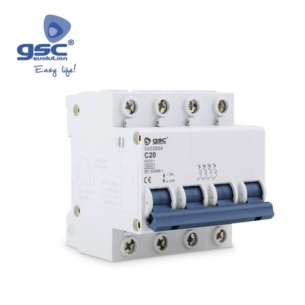 Quadruple module magnétothermique 4P 63A | 000403668