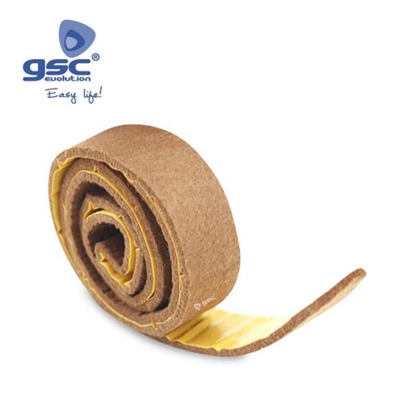 Rouleau de feutre adhesif pour meubles 25mmx1M - M | 003802778