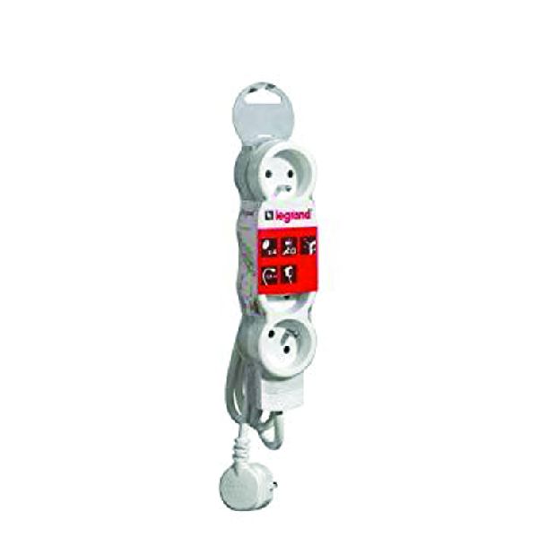 Ral.Mult. 4X2P 6A Ecl.2M Blanc - LEG090805destok