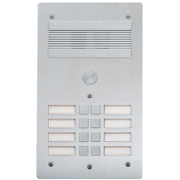 Platine S300 Alu 4Mm 8Bp - Bticino 308308