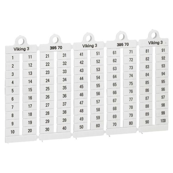 Repere P.6 1 A 100 Vert. legrand 039570