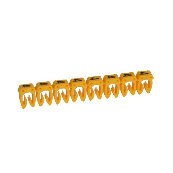 Repère Cab 3 Pour Filerie 4Mm² À 6Mm² Avec Chiffre 4 Jaune legrand 038234