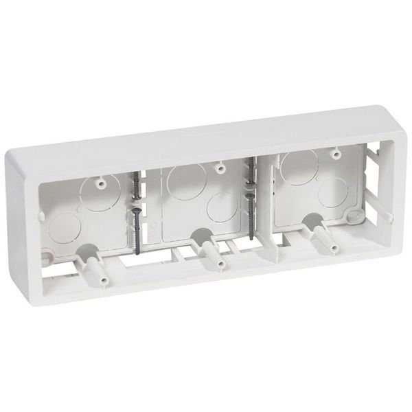 Cadre Saillie Céliane 3 Postes Horizontal Ou Vertical Blanc legrand 080243