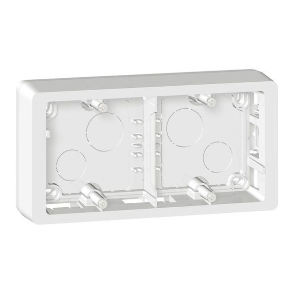 Cadre Saillie Celiane 2 Postes Titane Hauteur Adaptable 30/4 legrand 080245