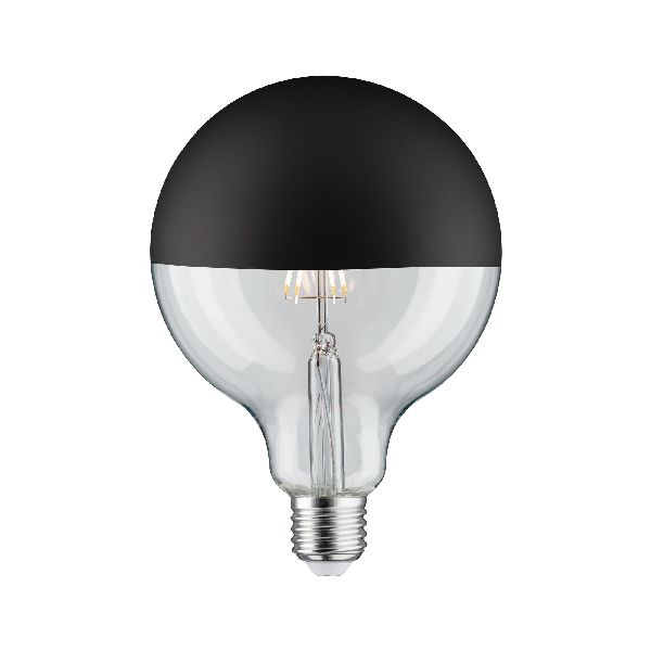LED G125 Calotte réflectrice 600lm E27 2700K 6,5W 230V Noir mate gradable