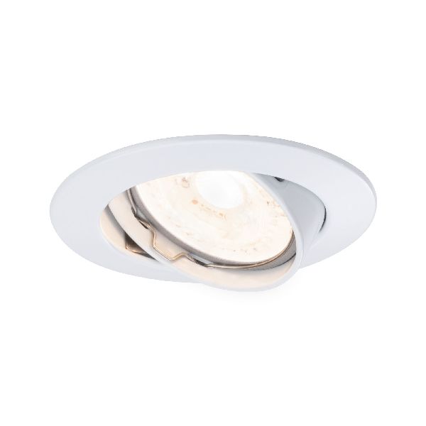 ENC Premium orientable max. 50W 12V GU5,3 51mm Blanc/alu zinc
