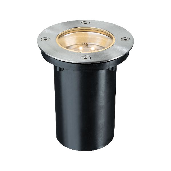Special Enc kit sol rond LED 1,2W 2700K 230V 110mm acier/métal