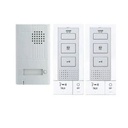 AIPHONE Kit interphone en saillie 2 fils intégral 2 postes extra-plat - DB2INT