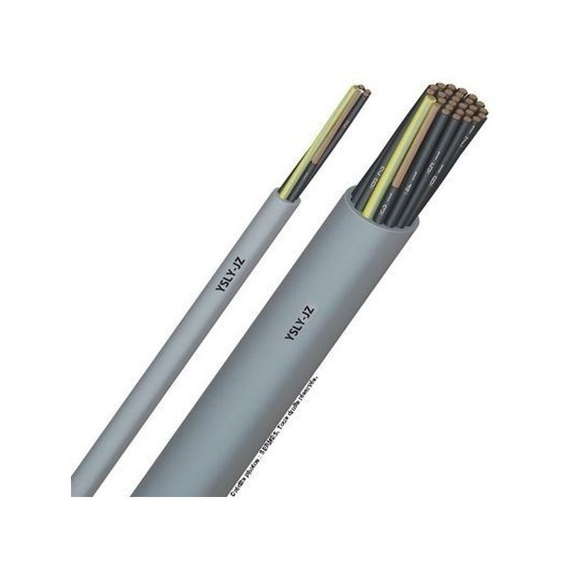 Câble Électrique Ysly-Jz 7G1.5 Gris 500V - Prix au m