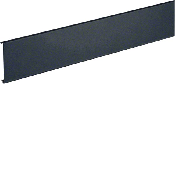 Couvercle pour BKIS simple hauteur h 80mm RAL 9011 noir BRS08029011