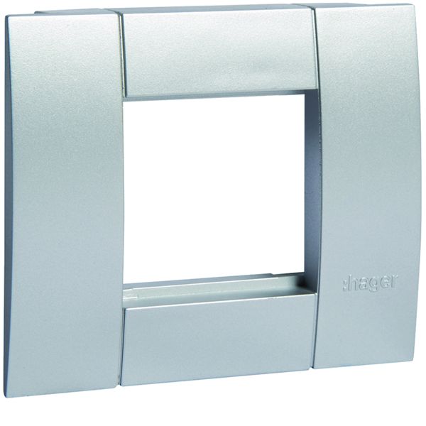 Support d'appareillage 45x45 simple alu pour goulottes alu GT451ALU