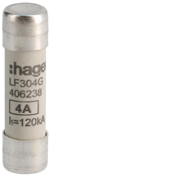 Cartouche Fusible cylindrique 10x38mm gG 4A 500V AC 120kA LF304G