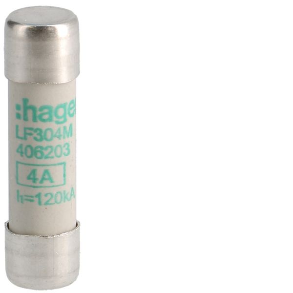 Cartouche Fusible cylindrique 10x38mm aM 4A 500V AC 120kA LF304M