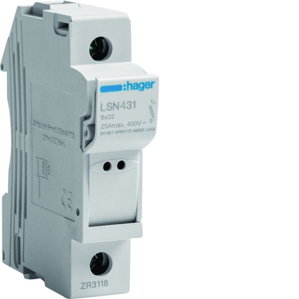 Coupe-circuit 1P 25A 400V L32 1M voyant LSN431
