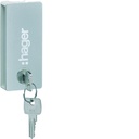 Fermeture à clé type Ronis 1242E pour porte opaque vega largeur 18 modules VZ310PVB