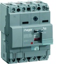 Disjoncteur Boitier Moulé h3 x160 TM A/F 4P4D In100A Icu25kA à cage HHA101H