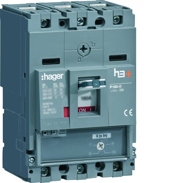 Disjoncteur Boitier Moulé h3+ P160 MAG (ICB) 3P3D In40A Icu70kA à cage HES040BC