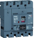 Disjoncteur Boitier Moulé h3+ P250 ENERGY 4P4D In40A Icu70kA à plage HET041NR