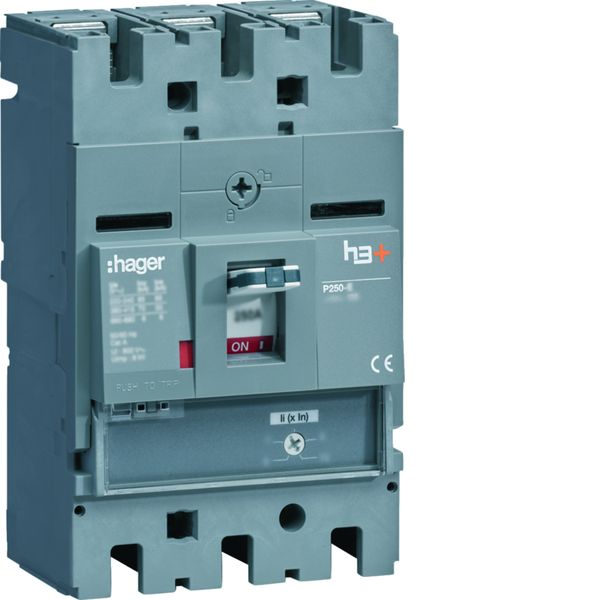 Disjoncteur Boitier Moulé h3+ P250 MAG (ICB) 3P3D In250A Icu50kA à plage HMT250BR