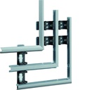 Angle Plat pour BKIS épais 12,5mm double hauteur acier (VERZ) zingué BKIS121305DVERZ