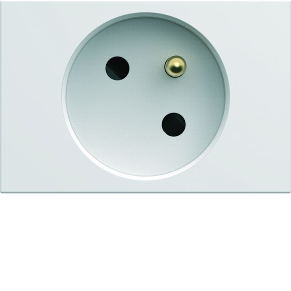 Prise de courant speciale goulotte gallery 2P+T 16A pure carton de 50 WXF421B50