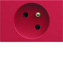 Prise de courant speciale goulotte gallery 2P+T 16A rouge WXF421R