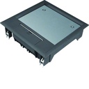 Boîte de sol carrée 12 modules revêtement 12mm max Noir VQ06129005