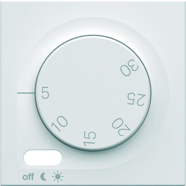 Enjoliveur Gallery thermostat 2 modules , finition Pure WXD315B