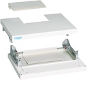 Kit tête et base IP40 IK08 pour coffret quadro4 260x620mm RAL9010 Blanc pur FC425