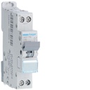 Disjoncteur 10A 1P+N 6-10kA Courbe D 1module NGT710