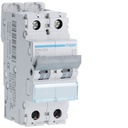 Disjoncteur 4A 2P 6-10kA Courbe D 2modules NGN204