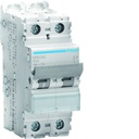 Disjoncteur 50A 2P 15kA Courbe C 2modules NRN250