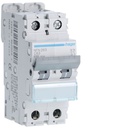 Disjoncteur 63A 2P 6-10kA Courbe C 2modules NFN263