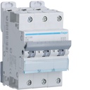 Disjoncteur 10A 3P 6-10kA Courbe C 3module NFT310