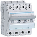 Disjoncteur 63A 4P 10-15kA Courbe C 4modules NKN463
