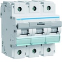 Disjoncteur 125A 3P 15kA Courbe B 4,5modules HMB399