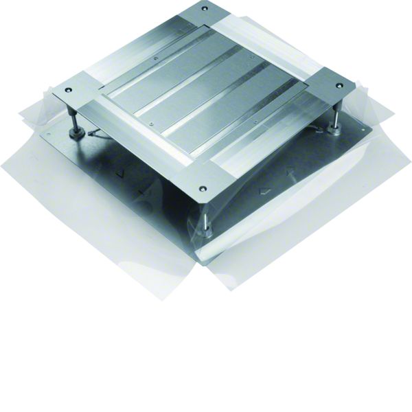 Boîte de jonction acier 290 mm avec jupes pour hauteur de chape 120-170 mm UDB2120170