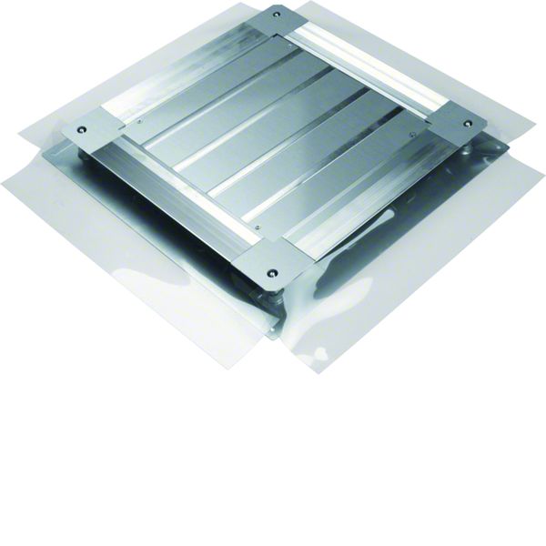 Boîte de jonction acier 340 mm avec jupes pour hauteur de chape 50-80 mm UDB3050080