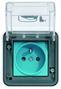 witty prise 2P+T IP55, M2+, saillie, 3,7 kW, pour recharge véhicule électrique XEV080