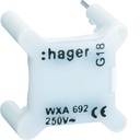 Voyant Gallery pour interrupteur, 230V, Blanc WXA692