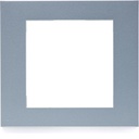 Plaque gallery plastique pour thermostat KNX WKT510 et WKT511 gallery titane WXP0109