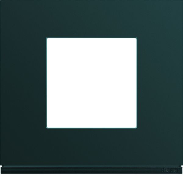 Plaque de finition Gallery 1 poste Anthracite WXP1002