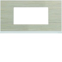 Plaque de finition Gallery 4 modules Latté entraxe 71 mm WXP2504