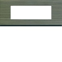 Plaque de finition Gallery 6 modules Grey wood entraxe 57 mm WXP4806