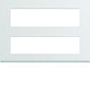 Plaque de finition Gallery 16 modules Pure entraxe 71 mm WXP0096