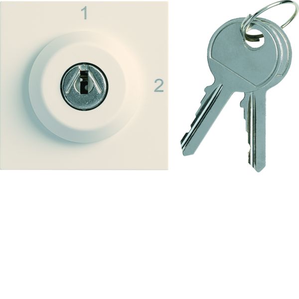 Interrupteur Gallery à clefs 2 positions 2 modules Dune WXF615D