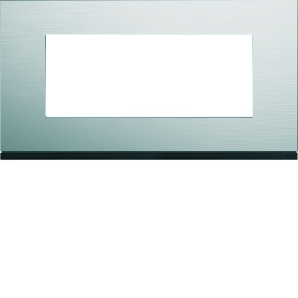 Plaque de finition Gallery 5 modules Natural alu entraxe 71 mm WXP4305