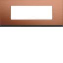 Plaque de finition Gallery 6 modules Copper alu entraxe 57 mm WXP4606