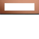 Plaque de finition Gallery 8 modules Copper alu entraxe 71 mm WXP4608